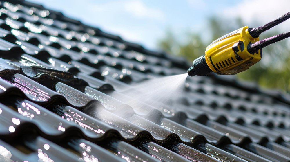 Roof Cleaning removing grime and stains in Pinecrest, FL